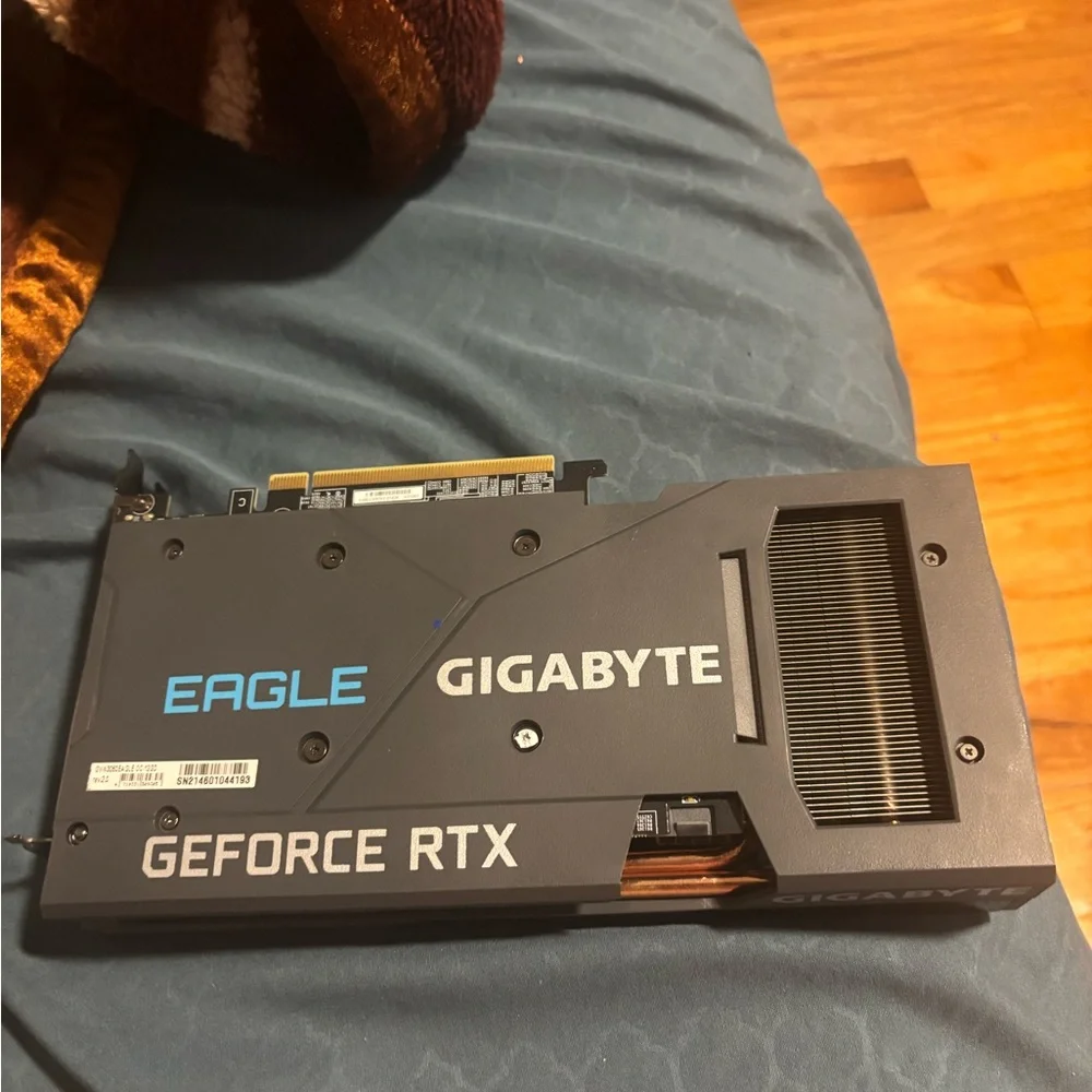 GIGABYTE Eagle GeForce RTX Graphics Card - Black and Blue